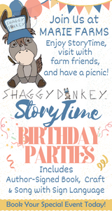 Marie Farms Shaggy Donkey Birthday Parties