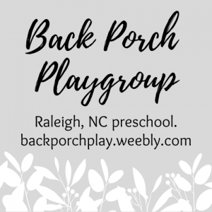 Back Porch Playgroup