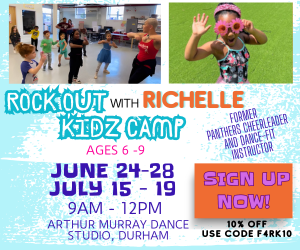 Rockout with Richelle Kidz Dance and Cheer Camp