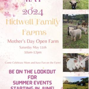 05/11 Hidwell Family Farm's Mother's Day Open Farm