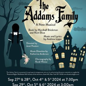 09/27 - 10/06 Cary Players presents The Addams Family, A New Musical