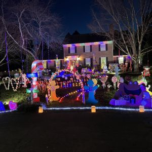 Edward's Battle Candy Land Holiday Lights