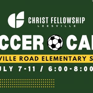 Christ Fellowship Soccer Camp