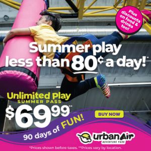 Urban Air Morrisville's Summer Pass
