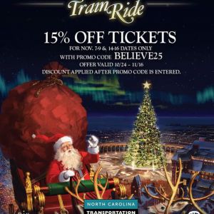 The Polar Express Train Ride Magic for Less with NC Transportation Museum