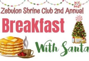12/06 Breakfast With Santa at Zebulon Shrine Club