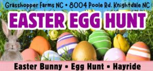 03/28 & 04/04 Grasshopper Farms' Easter Egg Hunt