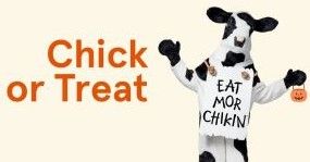 10/31 Chick or Treat at Chick Fil A Garner