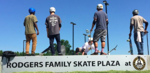 Rodgers Family Skate Plaza at Trackside